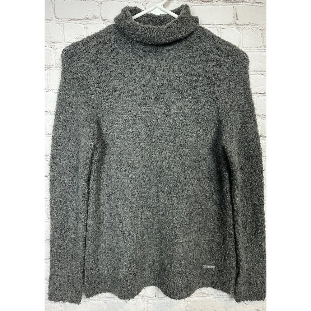 Michael Kors Women's gray wool knit turtleneck sweater,‎ sz S, EUC